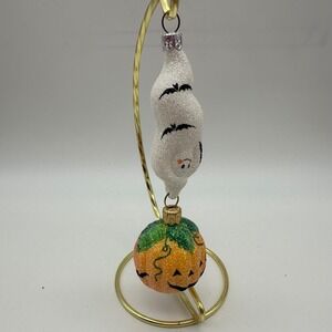 2002 Patricia Breen Topsy Turvy Ghost Neiman Marcus 2-Part Ornament
